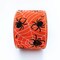 Halloween Spider Web wired edge ribbon 2.5” x 10 yard